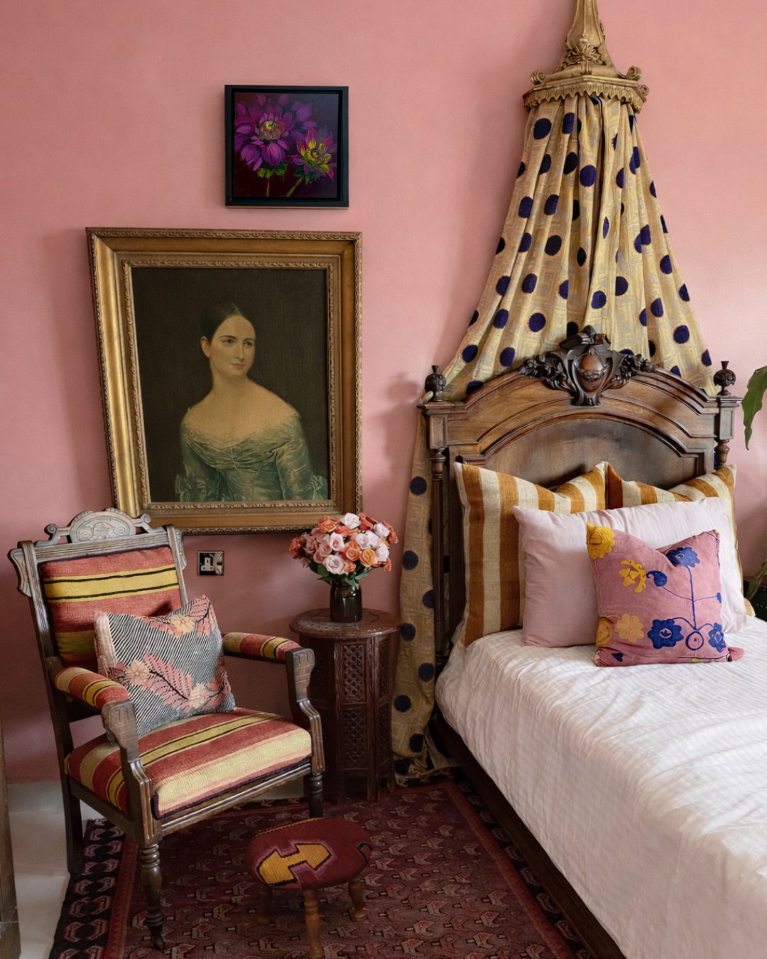 Image of Purple Dahlia Study Original Painting