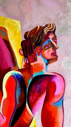 EL MIRÓN original painting