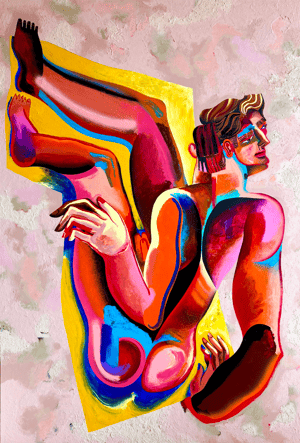 EL MIRÓN original painting