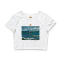 Image 1 of Van Gogh Seascape Study Crop Tee