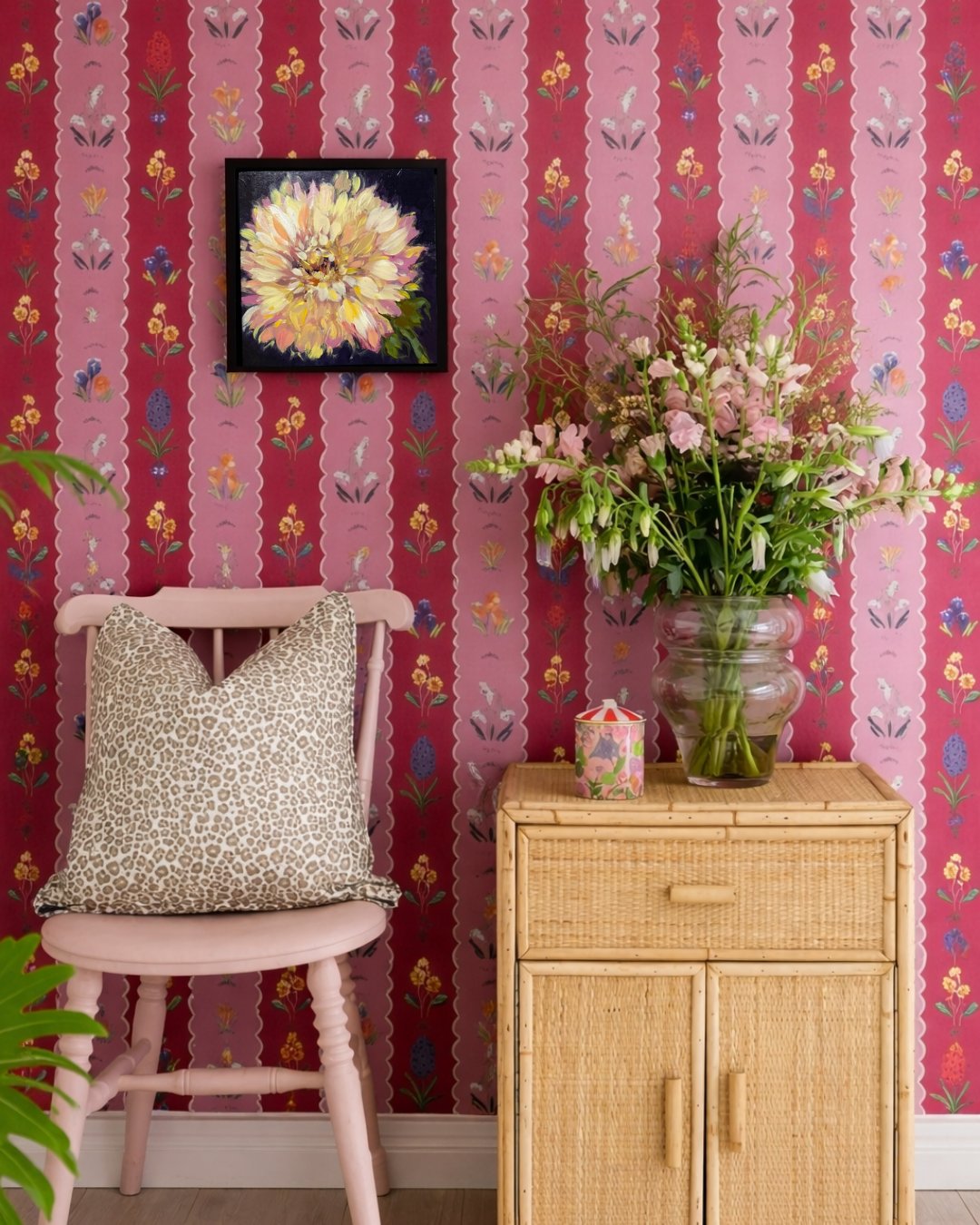 Image of Yellow Dahlia Study Original Painting