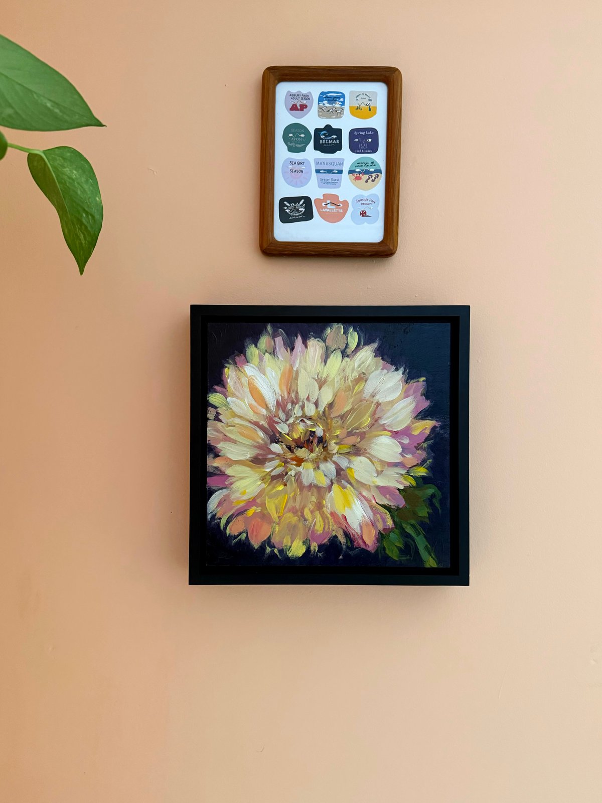 Image of Yellow Dahlia Study Original Painting