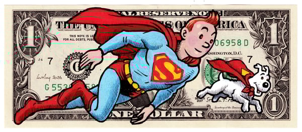 Image of Real Dollar Original. Supertin.