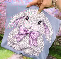 Sparkle Bow Bunny Tee