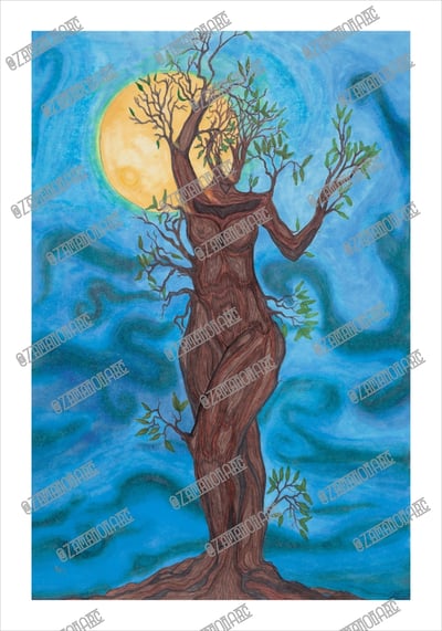 Image of Natures Dance 3" x 5" Sticker