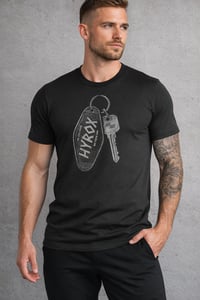 Image 1 of "No Excuses" Key Tag T-Shirt