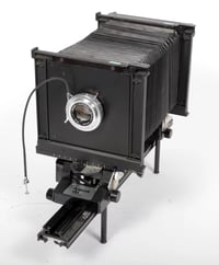 Image 3 of SinarAlpina 4X5 Camera with Rodenstock 127mm F6.3 lens + holders + film #2116