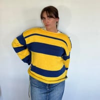 Image 3 of Blue & Yellow Jumper