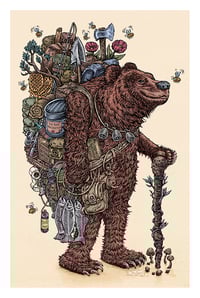 Image 1 of The Bear Necessities 12x18" Limited Print
