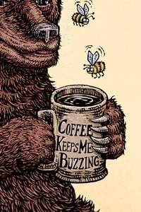 Image 3 of Grin and Bear it 12x18" Limited Print