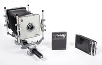 Image 1 of Cambo SC ALL METAL 4X5 monorail camera w/ 150mm lens + FILM + HOLDERS + FRESNEL #2117