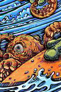 Image 3 of Toad Tripper Surf 12x18" Limited Print