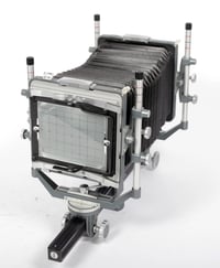 Image 6 of Cambo SC ALL METAL 4X5 monorail camera w/ 150mm lens + FILM + HOLDERS + FRESNEL #2117