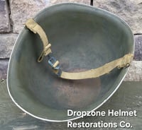 Image 6 of WWII US Army Helmet, 4 Panel Medic. M1 Helmet.