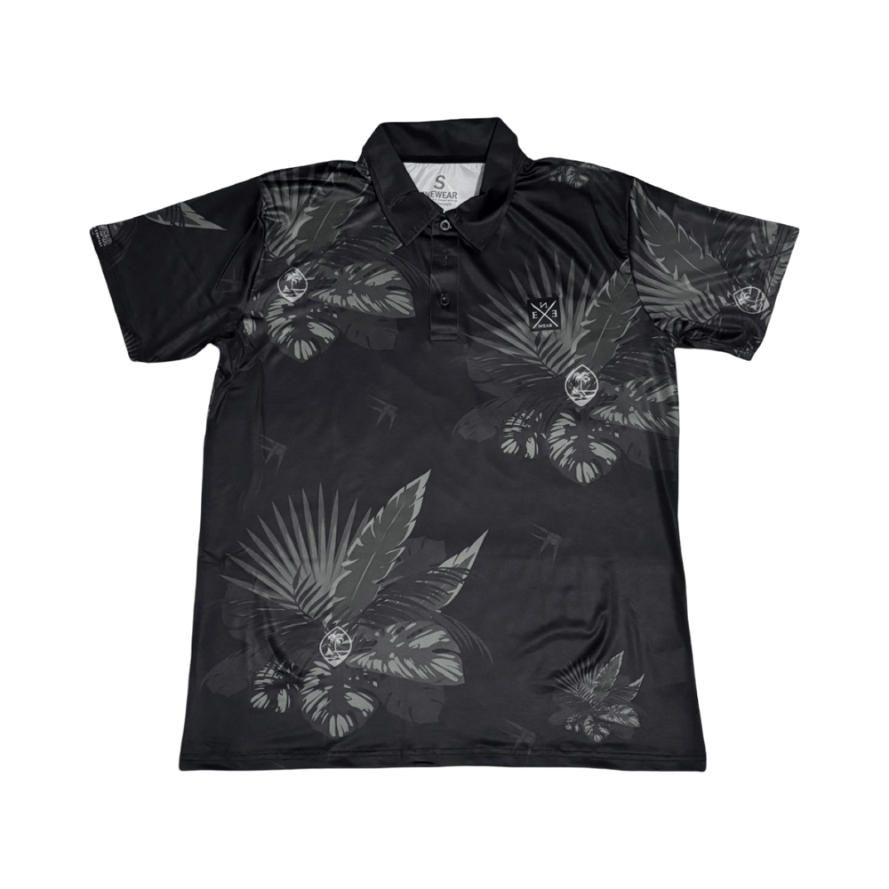 Image of PALM FLORAL POLO & BUTTON UP (ADULT)