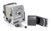 Image 1 of Calumet CC401 4X5 monorail camera with 165mm lens + FILM + HOLDERS #2125