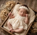 The Ivory Grace: Eternal Baptismal Silk Headband