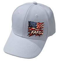 Image 1 of FAFO Distressed American Flag Patriotic Hat