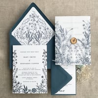 Image 7 of Handmade wax seal - rosemary leaf | PACK of 10