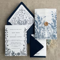 Image 8 of Handmade wax seal - rosemary leaf | PACK of 10