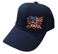 Image 2 of FAFO Distressed American Flag Patriotic Hat