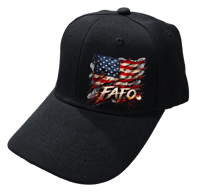Image 3 of FAFO Distressed American Flag Patriotic Hat