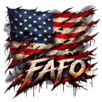 Image 5 of FAFO Distressed American Flag Patriotic Hat