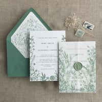 Image 5 of Handmade Wax seals - lily of the valley | PACK of 10