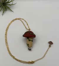 Image 2 of Crystal Mushroom Necklace