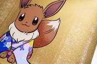 Image 4 of Eevee Maiko Screen Print - 21x30 - Limited Edition