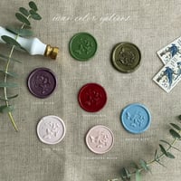 Image 3 of Handmade Wax seals  - butterflies | PACK of 10