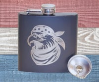 Americana Eagle Flask