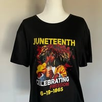 Image 1 of Juneteenth Celebrating Freedom T-Shirt