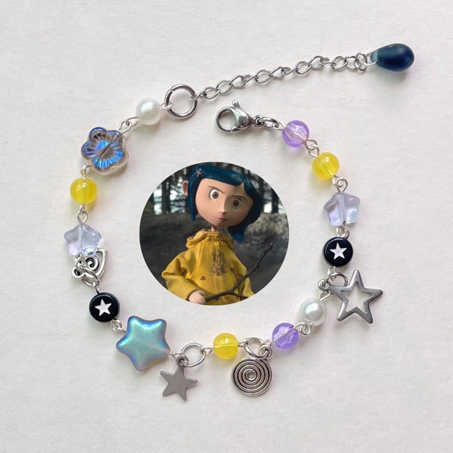 'curious coraline' star bracelet