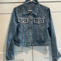 Image 1 of DENIM BLING JACKET