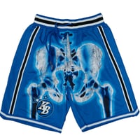 Image 1 of KOBE BRYANT XRAY BASKETBALL SHORTS (BLUE)
