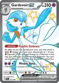 Gardevoir ex - 217/091 - SV: Paldean Fates - Near Mint