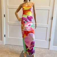 Image 1 of COLORFUL SUMMER MAXI-DRESS-LARGE