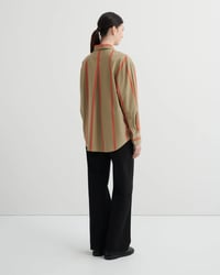 Image 3 of kowtow maker shirt nasturtium stripe