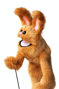 Image 2 of The BUNNY Critter Puppet in Honey
