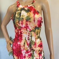 Image 2 of MULTI COLOR MAXI DRESS-LARGE