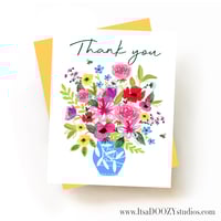 Image 1 of Thank You Flowers in a Vase