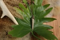 Image 3 of Beaded Antler Tip Necklace