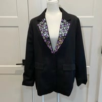 Image 1 of OVERSIZED MIRROR AND RHINESTONE BLAZER