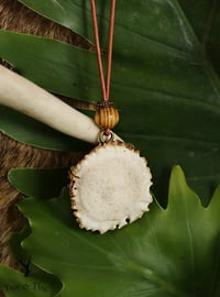 Image 2 of Antler Base Beaded Pendant