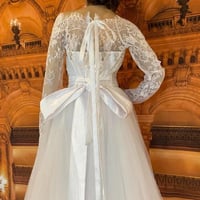 Image 5 of SWETHEART LACE AND RHINESTONE WEDDING DRESS