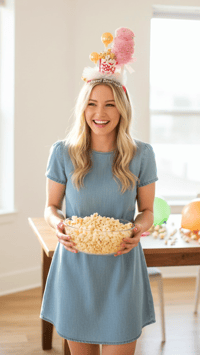Image 3 of Popcorn/Carnival Themed Headpiece 