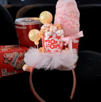 Image 1 of Popcorn/Carnival Themed Headpiece 