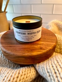Strawberry Whipped Cream - Lemon, Strawberry & Light Musk | 6 oz Tin Candle 