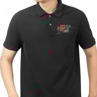 Image 3 of LET'S TALK ABOUT IT PODCAST LOGO PRINT POLO STYLE